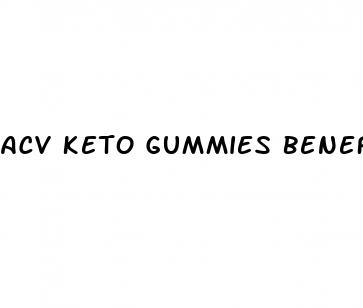 acv keto gummies benefits