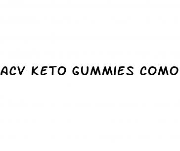 acv keto gummies como se toma