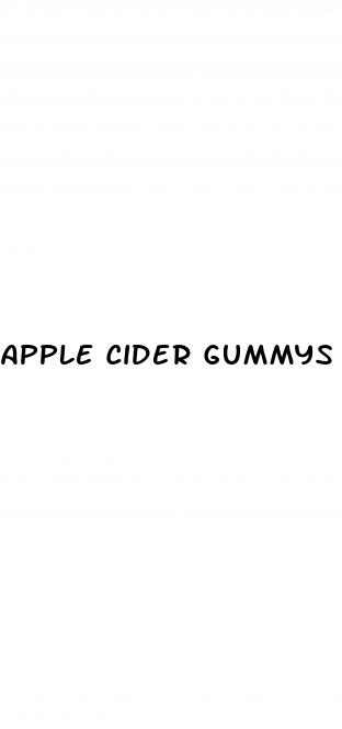 apple cider gummys