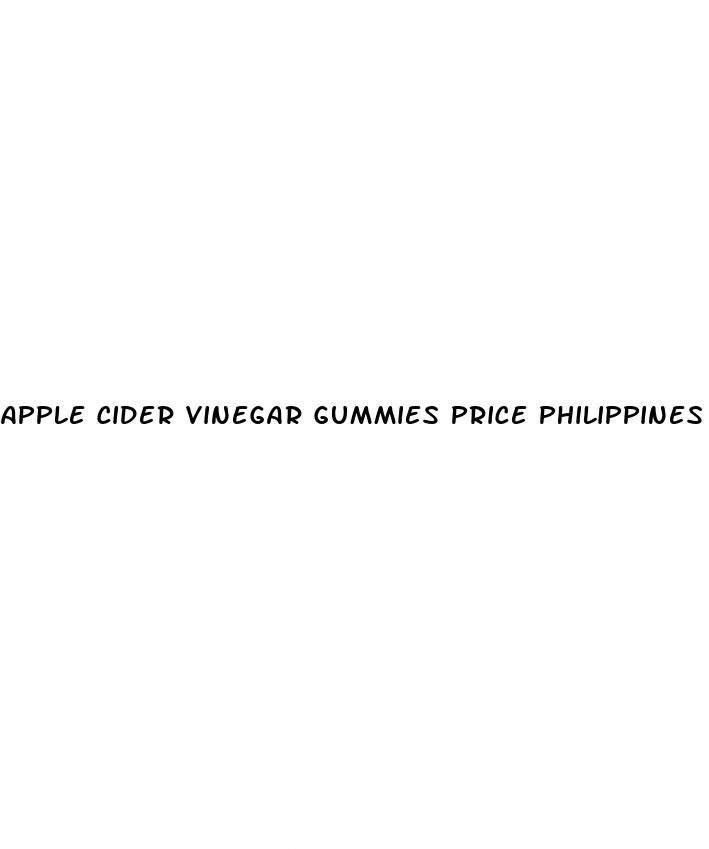 apple cider vinegar gummies price philippines