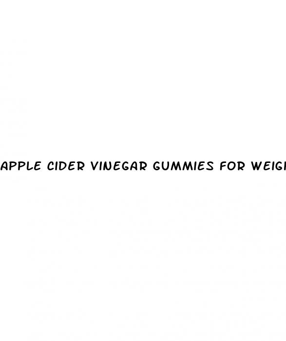 apple cider vinegar gummies for weight loss side effects
