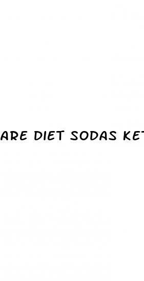 are diet sodas keto