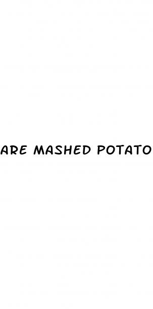 are mashed potatoes good for weight loss