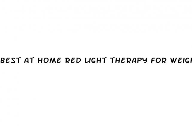 best at home red light therapy for weight loss