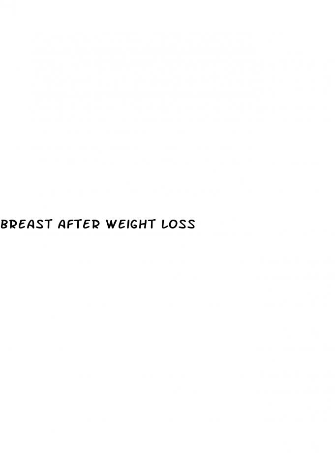 breast after weight loss