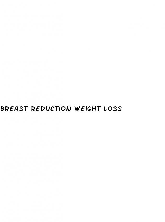 breast reduction weight loss