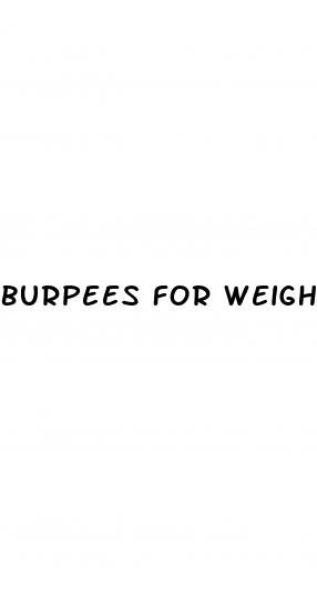 burpees for weight loss