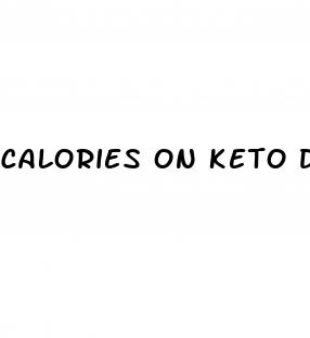 calories on keto diet