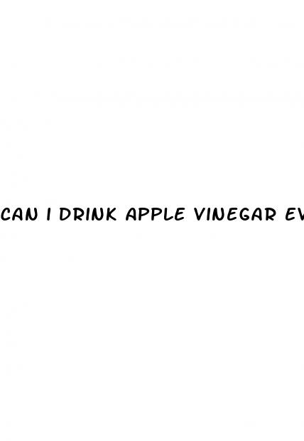 can i drink apple vinegar everyday