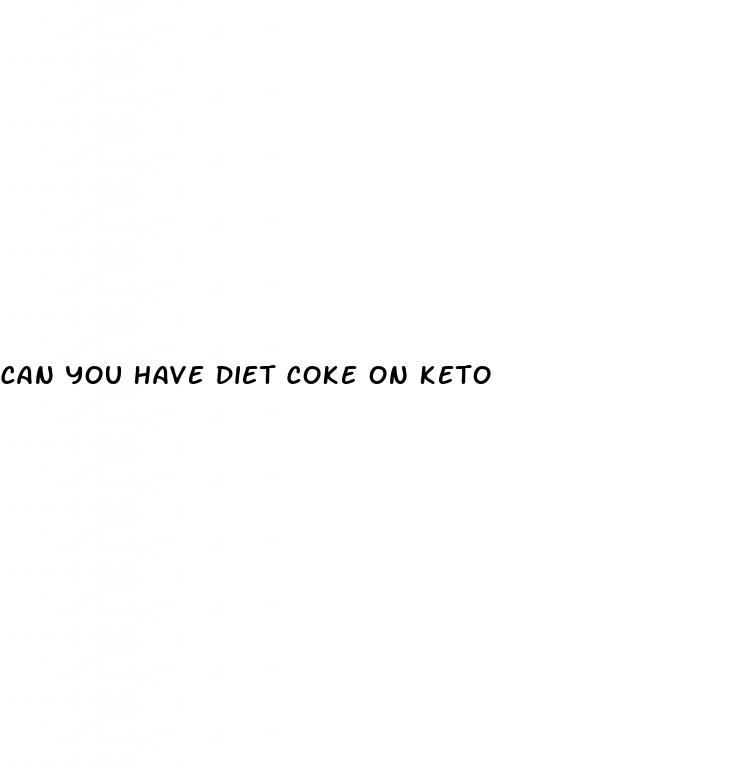 can you have diet coke on keto