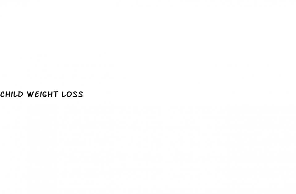 child weight loss