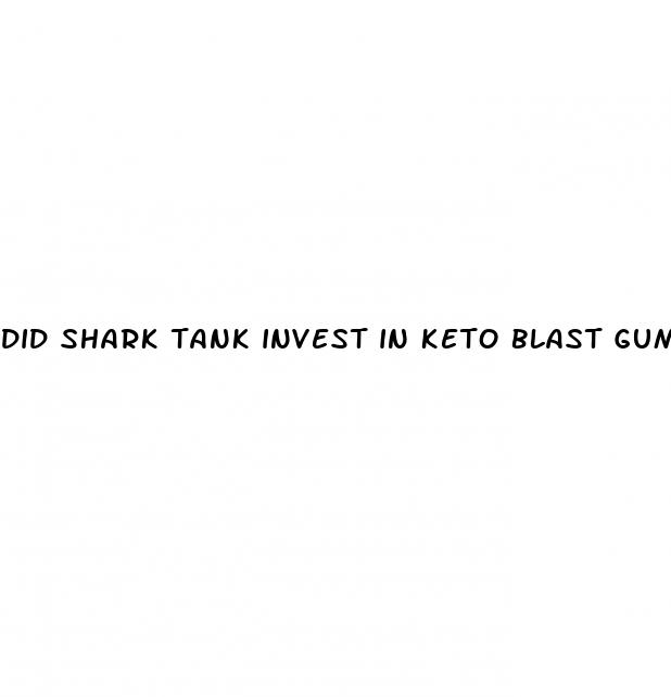 did shark tank invest in keto blast gummy bears