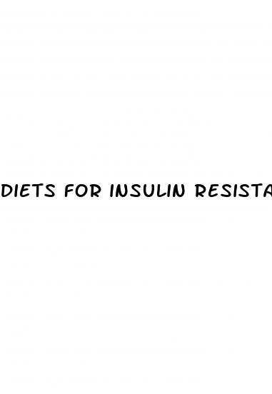 diets for insulin resistance weight loss