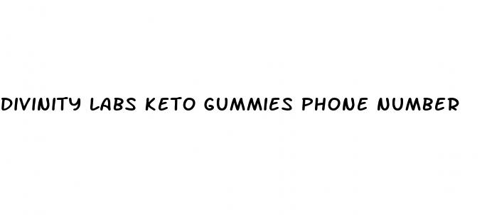 divinity labs keto gummies phone number