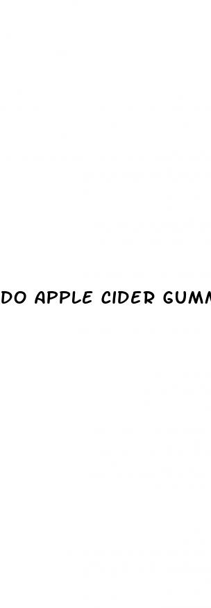 do apple cider gummies make you lose weight