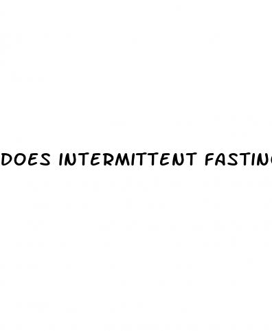 does intermittent fasting work for weight loss