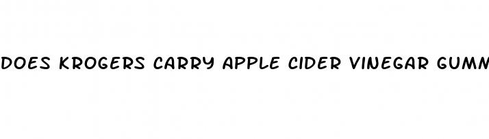 does krogers carry apple cider vinegar gummies