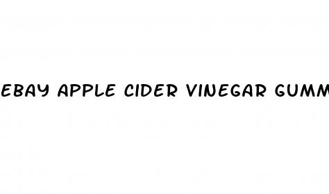 ebay apple cider vinegar gummies
