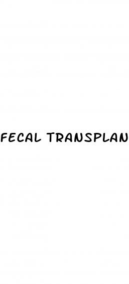 fecal transplant weight loss