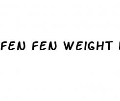 fen fen weight loss