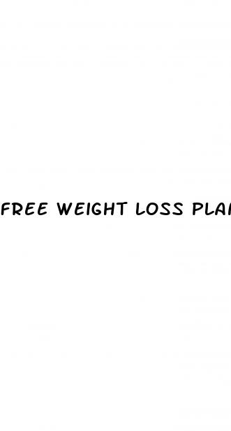 free weight loss planner