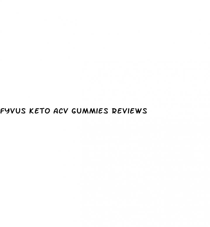 fyvus keto acv gummies reviews