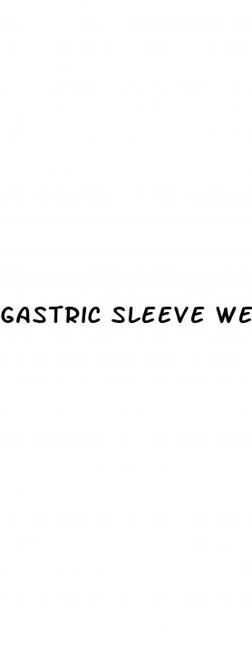 gastric sleeve weight loss by month