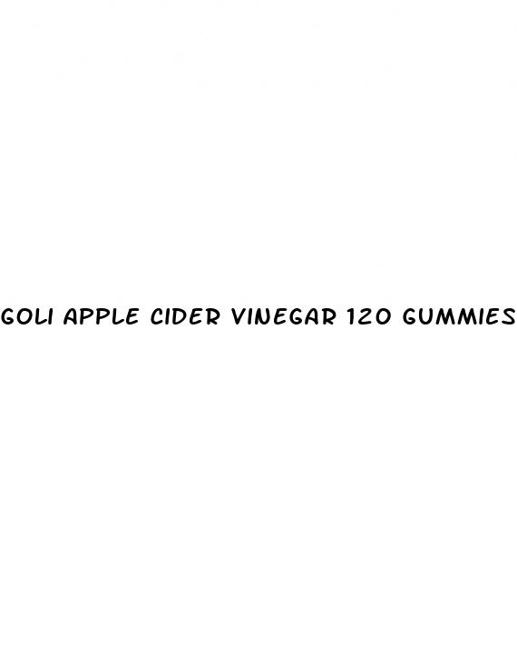 goli apple cider vinegar 120 gummies