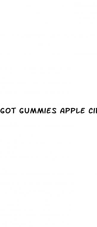 got gummies apple cider vinegar