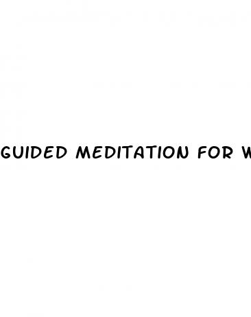 guided meditation for weight loss