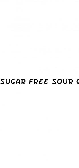 sugar free sour gummies