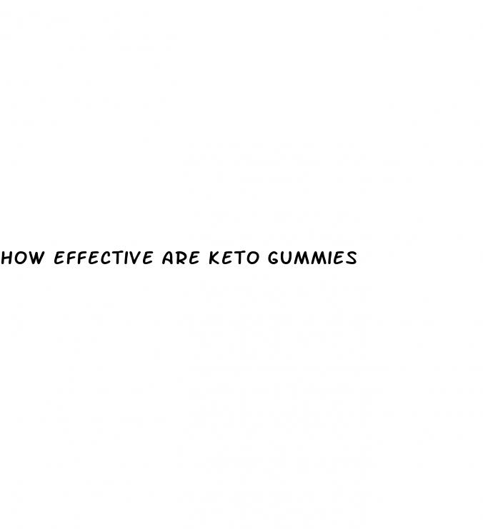 how effective are keto gummies