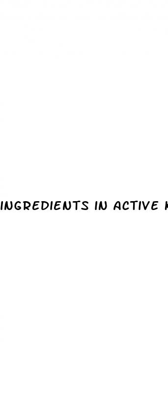 ingredients in active keto gummies