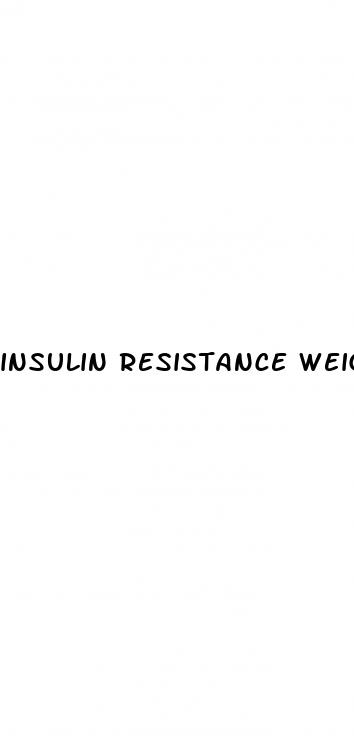 insulin resistance weight loss pills