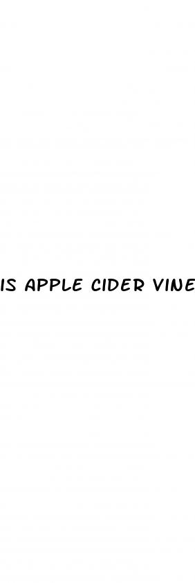 is apple cider vinegar good for weight loss