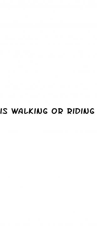 is walking or riding a bike better for weight loss