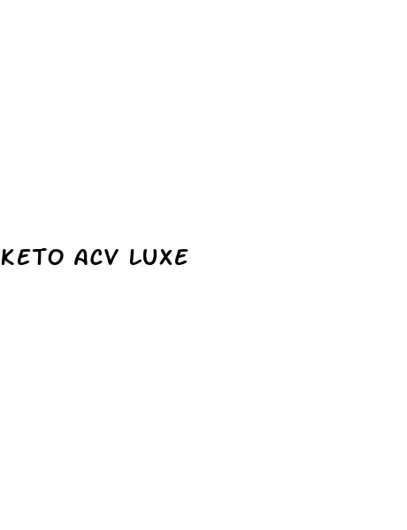 keto acv luxe