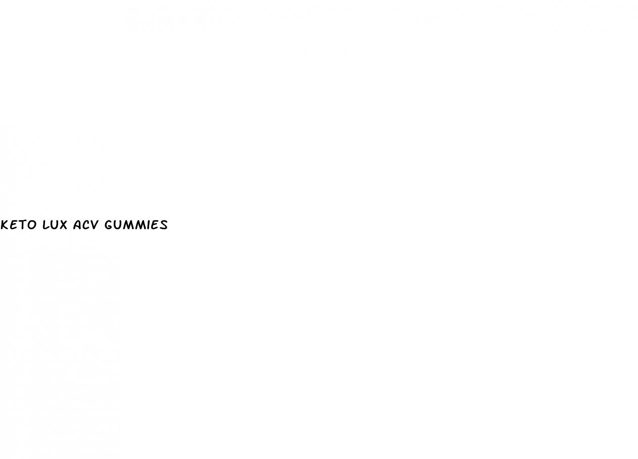 keto lux acv gummies