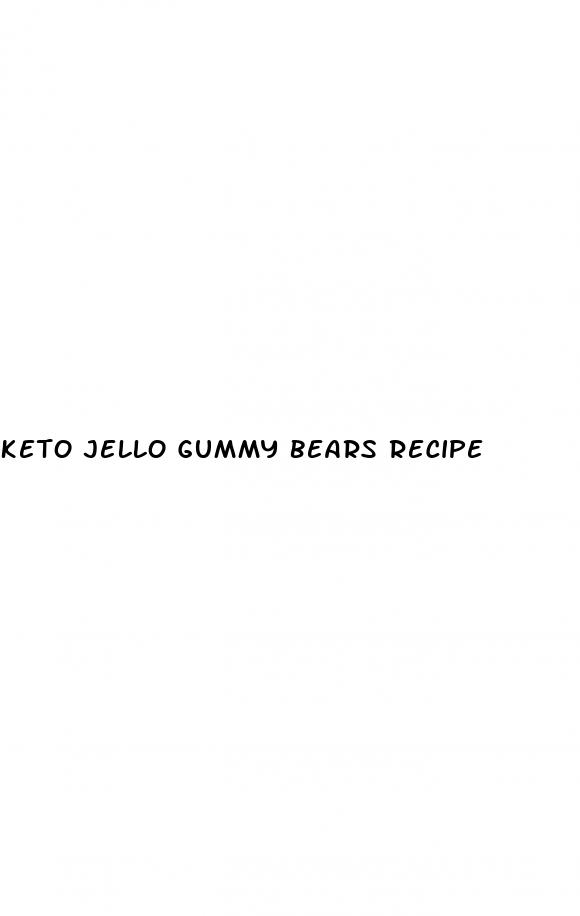 keto jello gummy bears recipe