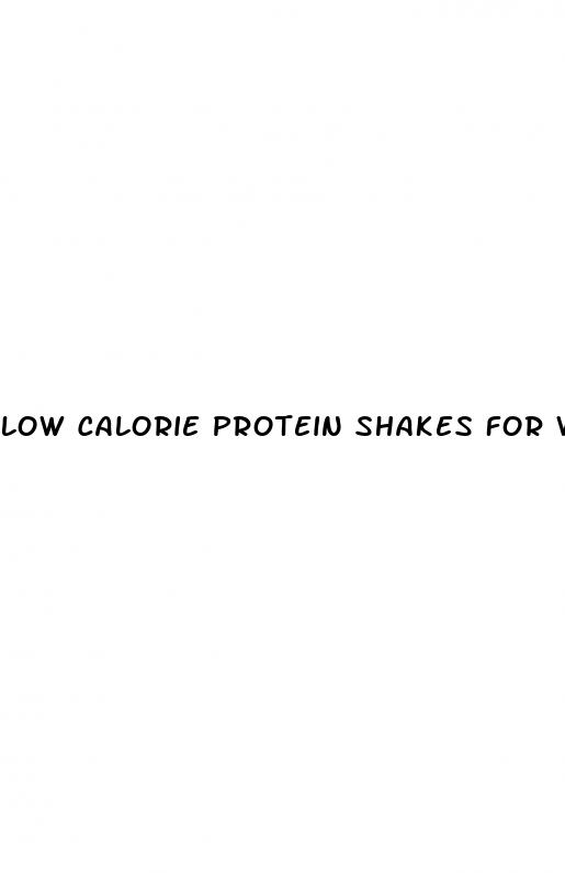 low calorie protein shakes for weight loss