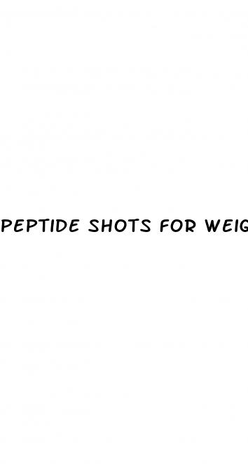 peptide shots for weight loss