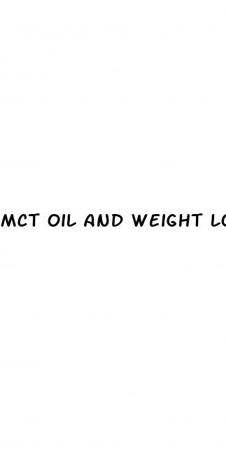 mct oil and weight loss