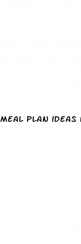meal plan ideas for weight loss