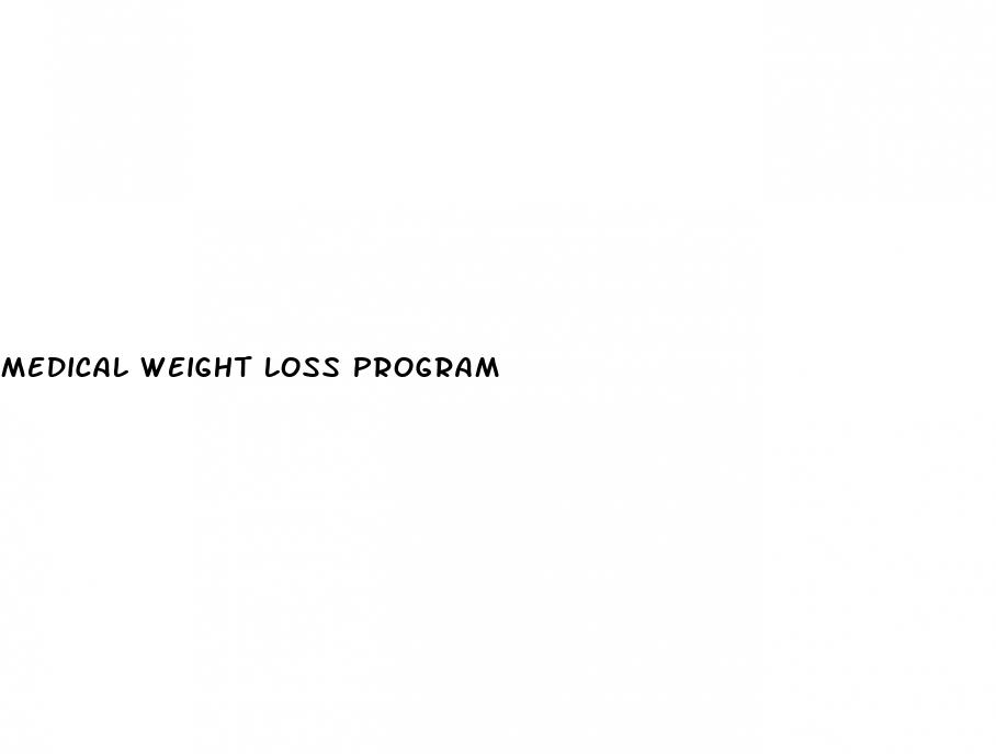 medical weight loss program