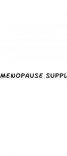 menopause supplements for weight loss