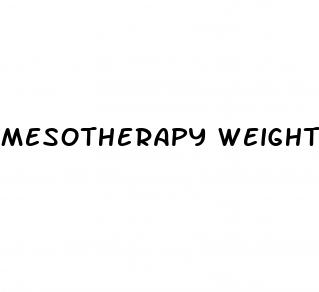 mesotherapy weight loss