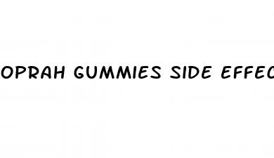 oprah gummies side effects