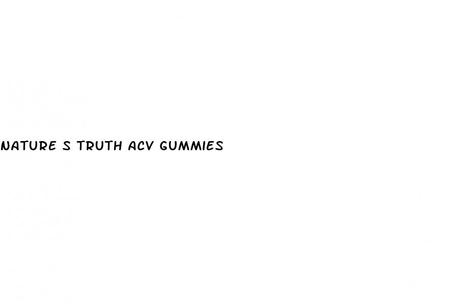 nature s truth acv gummies