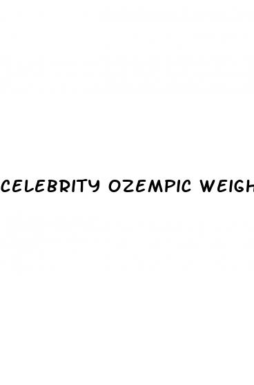 celebrity ozempic weight loss