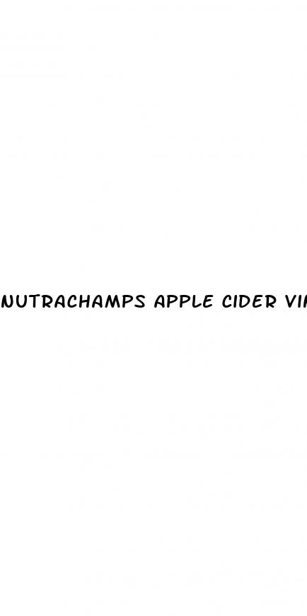 nutrachamps apple cider vinegar gummies